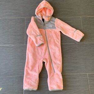 The North Face 12-18m winter fleece onesie